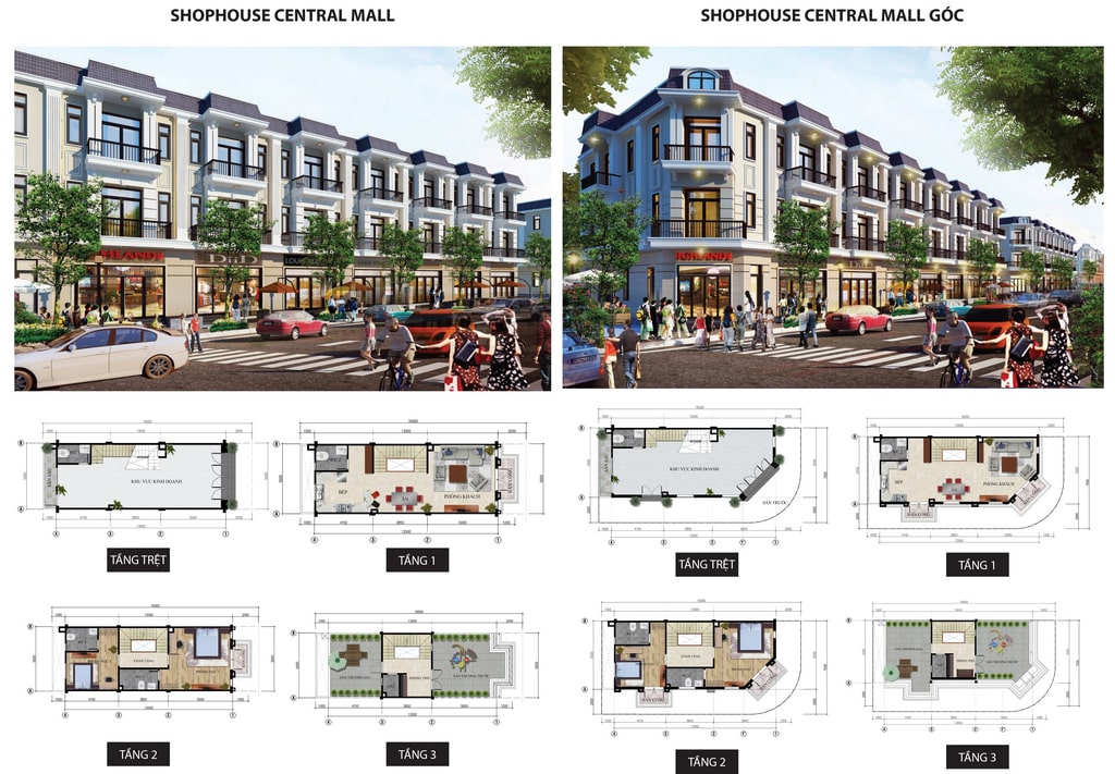 mặt bằng shophouse central mall mặt bằng shophouse central mall