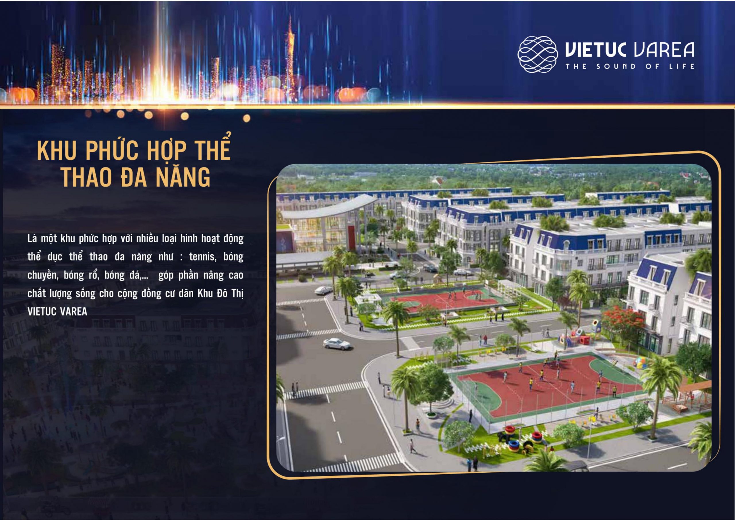 Khu tích hợp thể thao đa năng vietuc varea