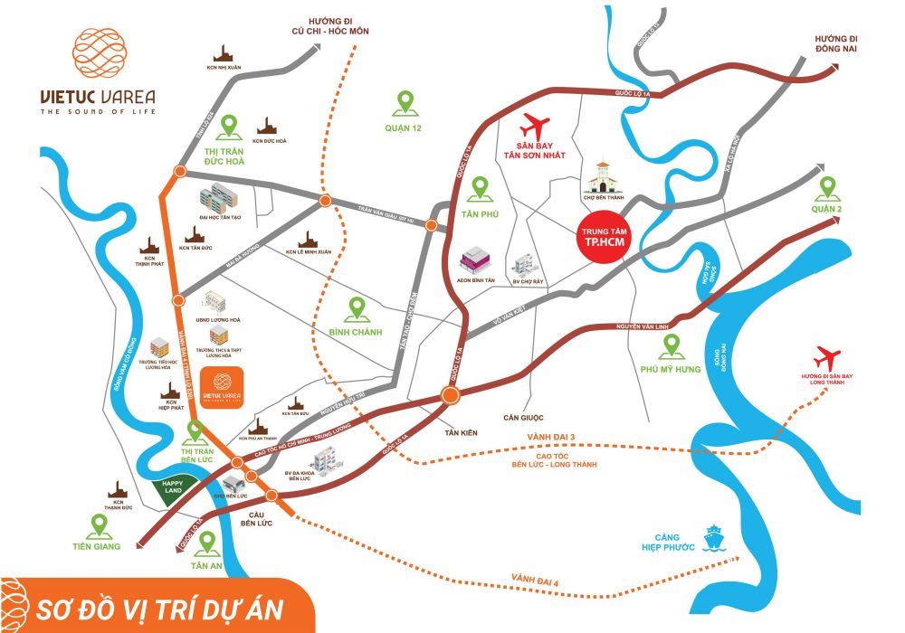Vị trí dự án vietuc varea