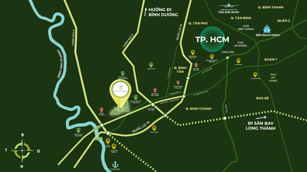 Map vị trí Eco Retreat - nhadatsaigon79