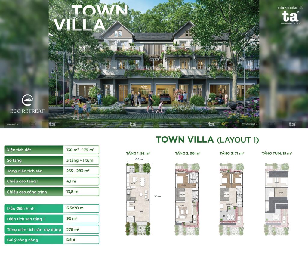 Town villa Eco Retreat