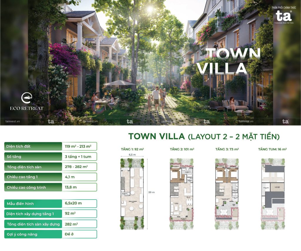 Town villa 2 Eco Retreat